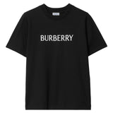 Burberry Black Logo Print Tee