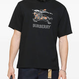 Burberry Black Expertly Embroidered Logo Shirt