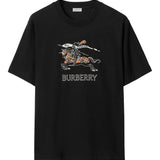 Burberry Black Expertly Embroidered Logo Shirt