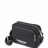 Burberry Jet Black Nylon Crossbody Bag