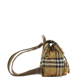 Burberry Beige Check Quilted Mini Backpack