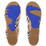 Burberry Beige Extravagant Embroidered Velvet Flats