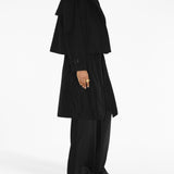 Burberry Black Notched Lapels Trench Coat