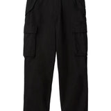 Burberry Black Prestigious Checkered Cargo Trousers