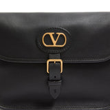 Valentino Garavani Black Antibes Leather Crossbody