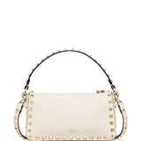 Valentino Garavani Ivory Rockstud Shoulder Bag