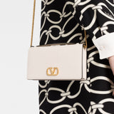 Valentino Garavani Ivory VLogo Signature Wallet