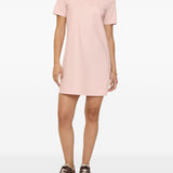 Burberry Pink Embroidered Check Collar Dress