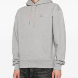 Burberry Incomparable Charcoal Grey Checkered Hoodie