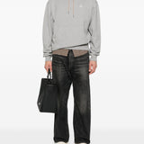 Burberry Incomparable Charcoal Grey Checkered Hoodie