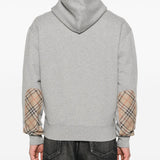 Burberry Incomparable Charcoal Grey Checkered Hoodie