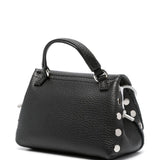 Zanellato Black Timeless Stitching Detailing Handbag