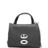 Zanellato Black Timeless Stitching Detailing Handbag