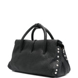 Zanellato Black Venissa Collection Leather Handbag