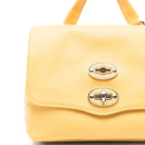 Zanellato Yellow Magnificent Postina Saeta Handbag