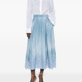 Ermanno Scervino Skirts Clear Blue