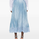 Ermanno Scervino Skirts Clear Blue