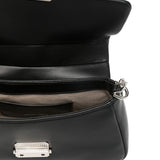 Emporio Armani Black Leather Shoulder Bag