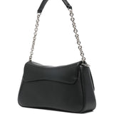 Emporio Armani Black Leather Shoulder Bag