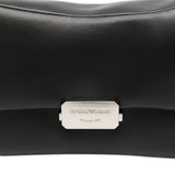 Emporio Armani Black Leather Shoulder Bag