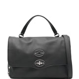 Zanellato Absolute Obsidian Postina Saeta Handbag