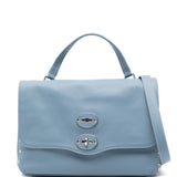 Zanellato Clear Blue Postina Leather Handbag
