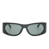 Jacquemus Black Intricate Gradient Shield Sunglasses