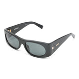 Jacquemus Black Intricate Gradient Shield Sunglasses