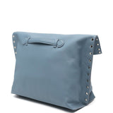 Zanellato Midnight Blue Embellished Locking Handbag