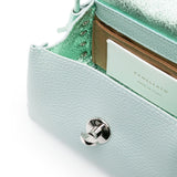 Zanellato Sea Green Pebbled Calfskin Handbag