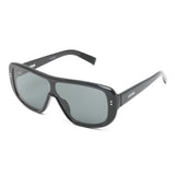 Jacquemus Black Exquisite Minimalist Shield Sunglasses