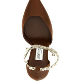 Jimmy Choo Cognac Stevie Leather Pumps