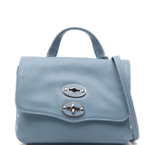 Zanellato Clear Blue Postina Saeta Handbag