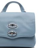 Zanellato Clear Blue Postina Saeta Handbag
