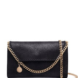 Stella McCartney Black Falabella Monogramming Wallet