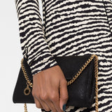 Stella McCartney Black Falabella Monogramming Wallet