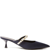 Stella McCartney Cerulean Pearl Embellished Sandals