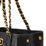 Valentino Garavani Black Monogram Tote Bag
