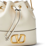 Valentino Garavani Ivory VLogo Signature Bag