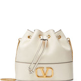 Valentino Garavani Ivory VLogo Signature Bag