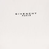 Givenchy White Ribbed Logo Tank Top