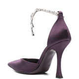Jimmy Choo Bordeaux Stevie Leather Pumps