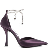 Jimmy Choo Bordeaux Stevie Leather Pumps