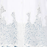 Ermanno Scervino Brilliant White Embroidered Shirt