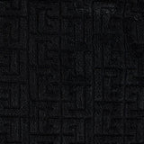 Balmain Black Monogram Zip Midi Skirt