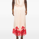 Ermanno Scervino Powder Embroidered Delicate Skirt