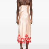 Ermanno Scervino Powdered Pink Embroidered Dresses