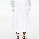 Ermanno Scervino White Maxi Skirt