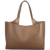Tods Chocolate Brown Logo Tote Bag