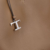 Tods Chocolate Brown Logo Tote Bag